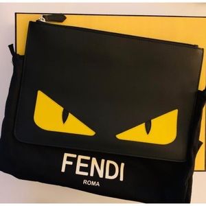 Fendi Monster Pouch Clutch